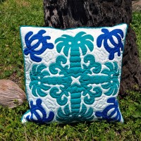 Pillow Cover-Sea Turtles & Coconut Trees
